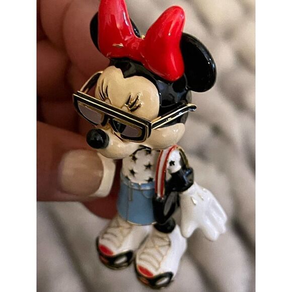 COPY - Baublebar disney bag charm/keychain minnie mouse fashionista bling - Picture 7 of 11
